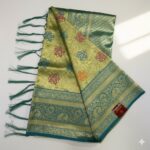 Green Jamawar Silk Saree