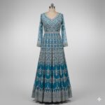 Peacock Blue Anarkali