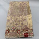 Ivory Gold Silk Saree