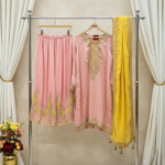 How to Style a Blush Pink Palazzo Suit for Weddings & Celebrations