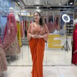 Rust Orange Indo Western