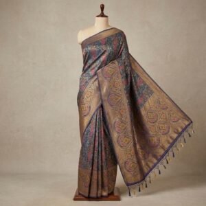 chanderi silk saree