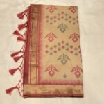 Patola Silk Ivory Saree