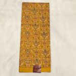 Mustard Yellow Tussar Silk Saree