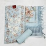 Powder Blue Cotton Linen Suit