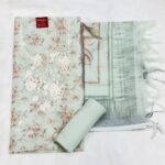 Powder Green Cotton Linen Suit