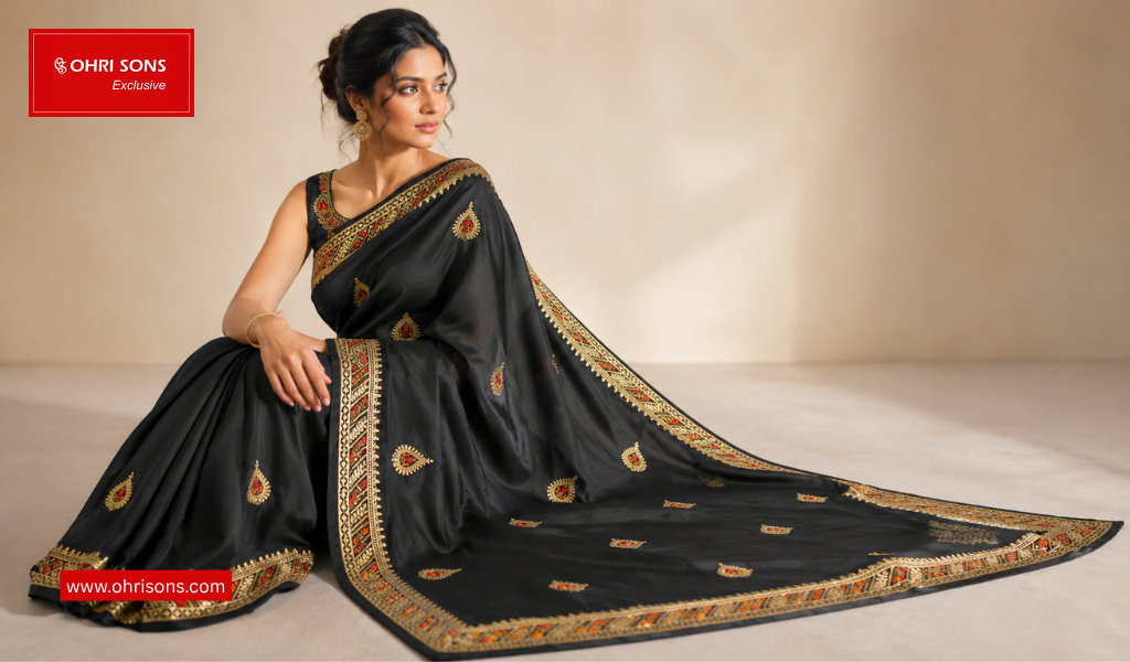 4.embroidered sarees