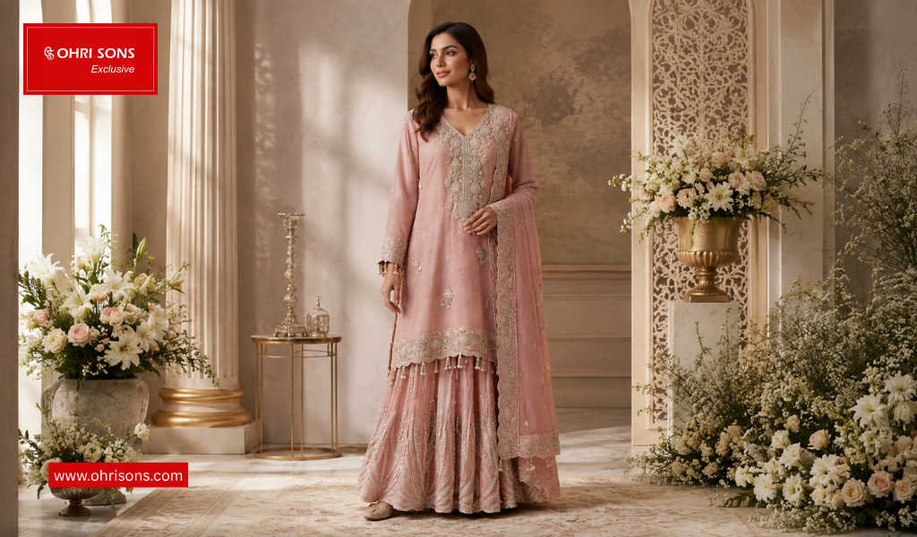 designer sharara suits online