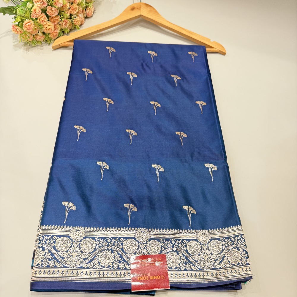 Blue Summer Silk Saree