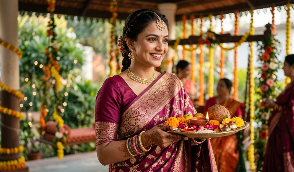 Banarasi Saree Teej festival